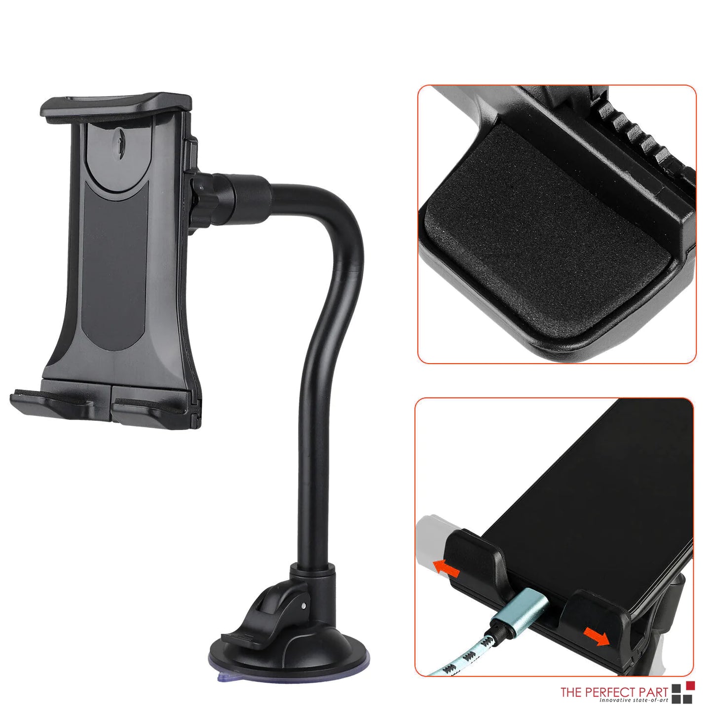 360° Universal Car Windshield Holder Desktop Mount For Cellphone Tablet iPad GPS